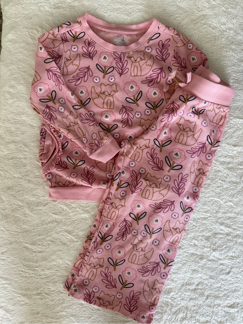 Garanimals Pink Fox & Floral Set